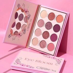 Beauty Creations Eye Bloom Palette - Peach, Plum, and Rose Hues